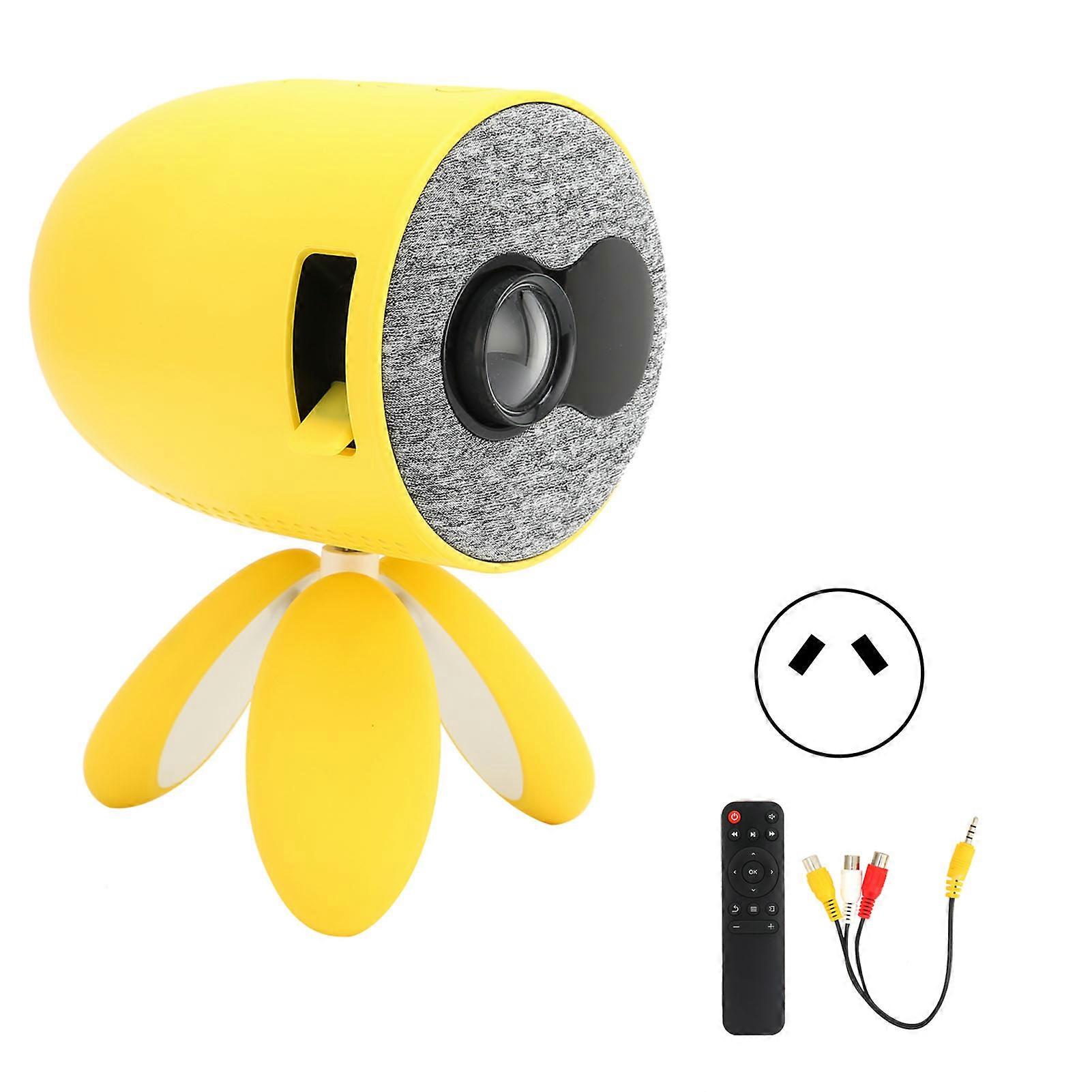 Mini Projector Video Projector For Home Theater Outdoor Entertainment With Usb Audio Video Input And Remote Control(au )