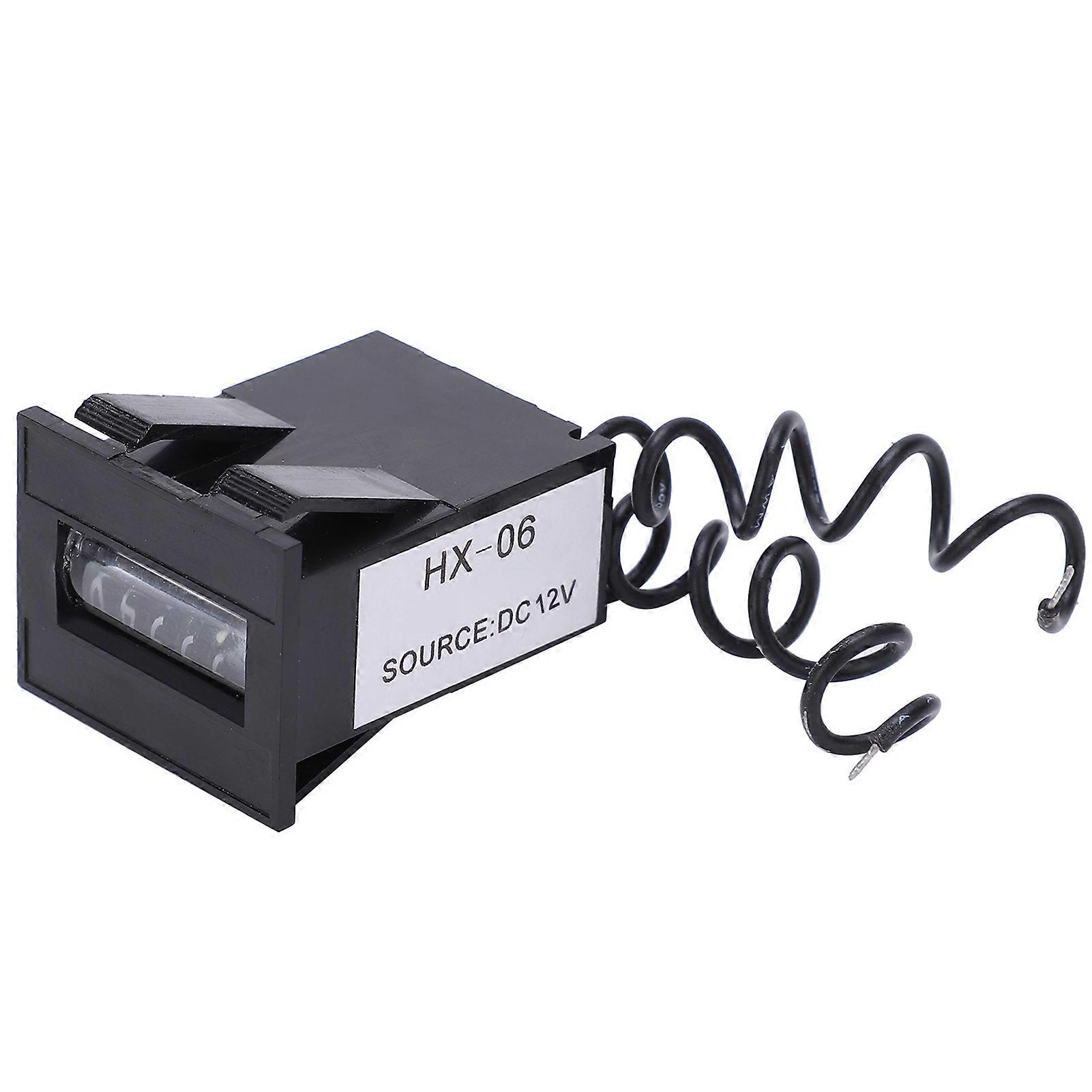 Electromagnetic Counter 6 Digits Electronic Industrial Totalizer with No Clear Function LY?0612V