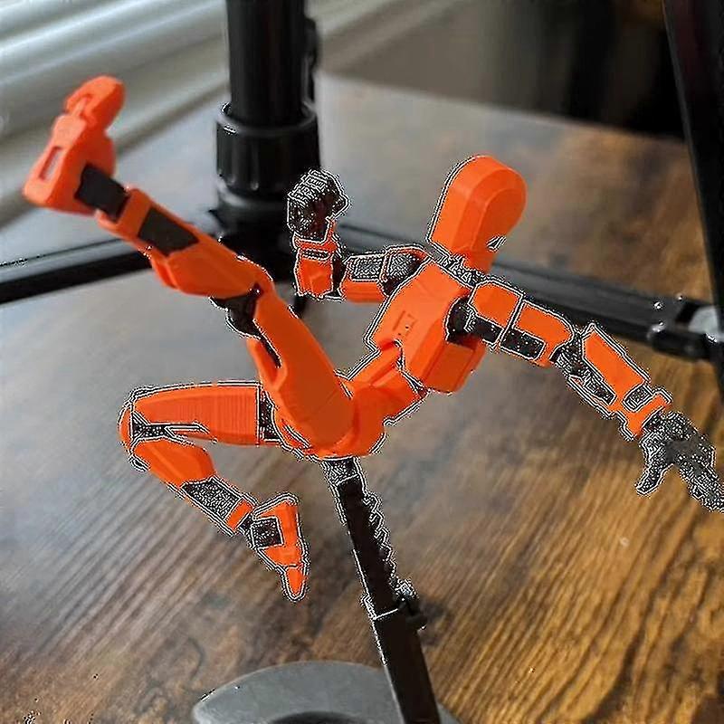 Figurine articulée T13, figurine articulée Titan 13 avec 4 types d’armes et 3 types de mains, figurine articulée T13 imprimée en 3d EE mobile multi-articulée