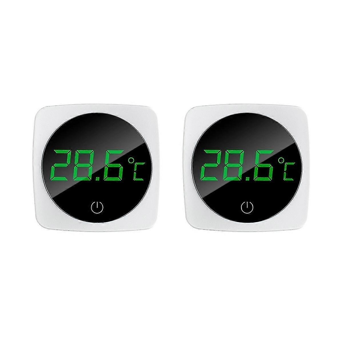 2pcs Aquarium Thermometer Temperature Sensor Accurate To 0.9cthe Tank Thermometer5s Refresh To
