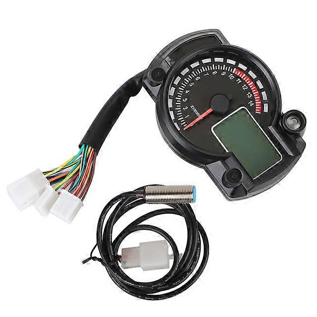 Motorcycle Speedometer MAX 299KM/H 7 Colors LCD Digital Odometer Motorcycle Meter Moto Dashboard