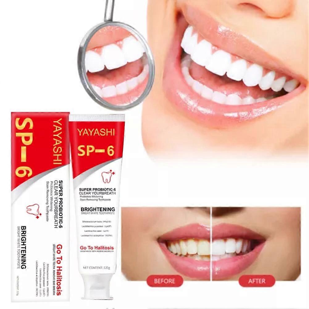Natural Whitening Toothpaste with Probiotics Removing Bad Odor Toothpaste for Women Men