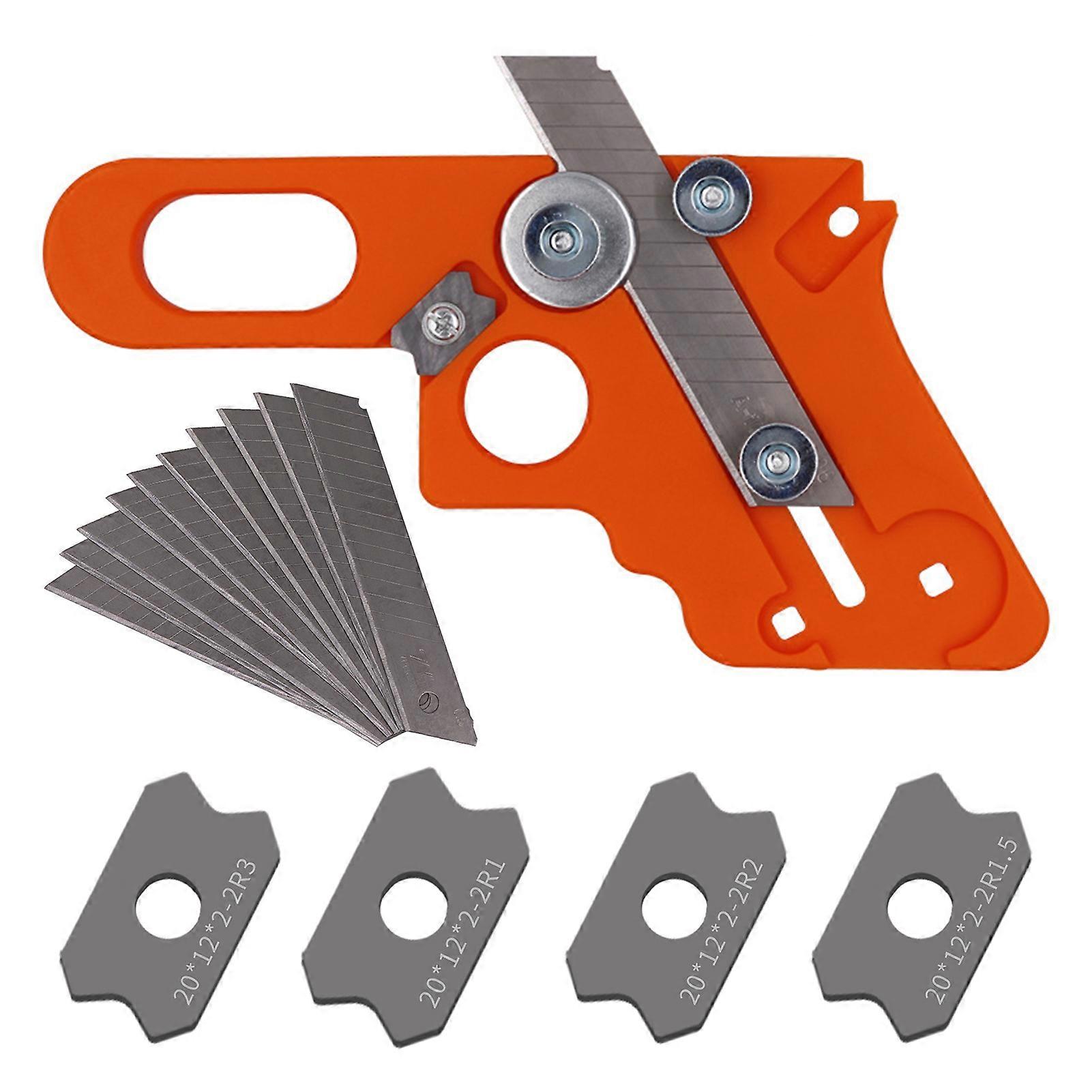 Edge Banding Trimmer Edge Cutter Tool with Circular Edge Scraper Easy Operation Multifunctional Woodworking Hand Trimming Tool