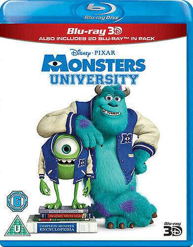 Monsters University DVD (2013) Dan Scanlon cert U 3 discs NEW - Region 2