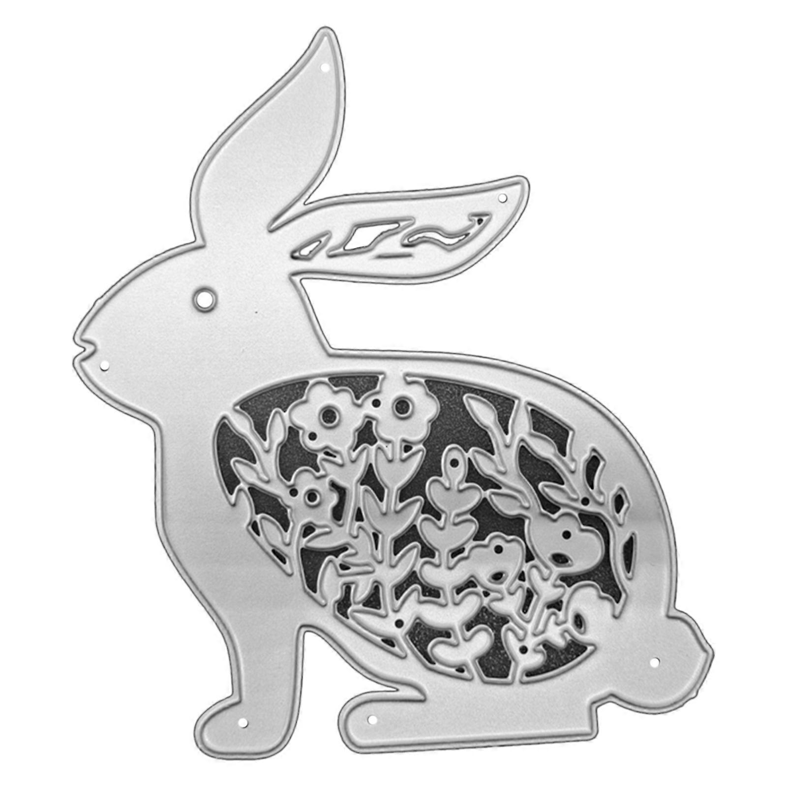  Easter Theme Metal Cutting Die Easter Bunny Die Cuts Embossing Mould Template