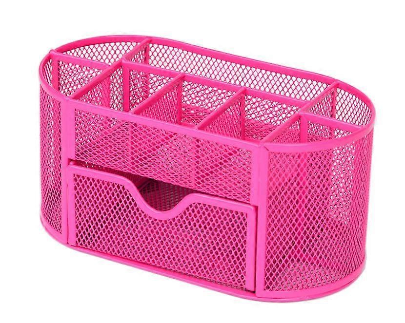 Metal Penalty Organizer Mesh Desk Organizer Table 9 Grids Design Storage Box Drawer Pencil Pen Holder For Neatening Tools