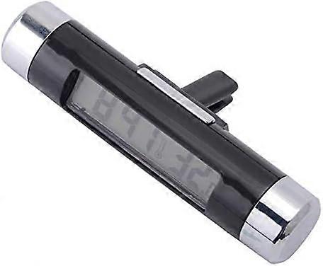 Universal Digital Dashboard Clock with Adjustable LCD Display Temperature Display 12/24h Mode and Ba