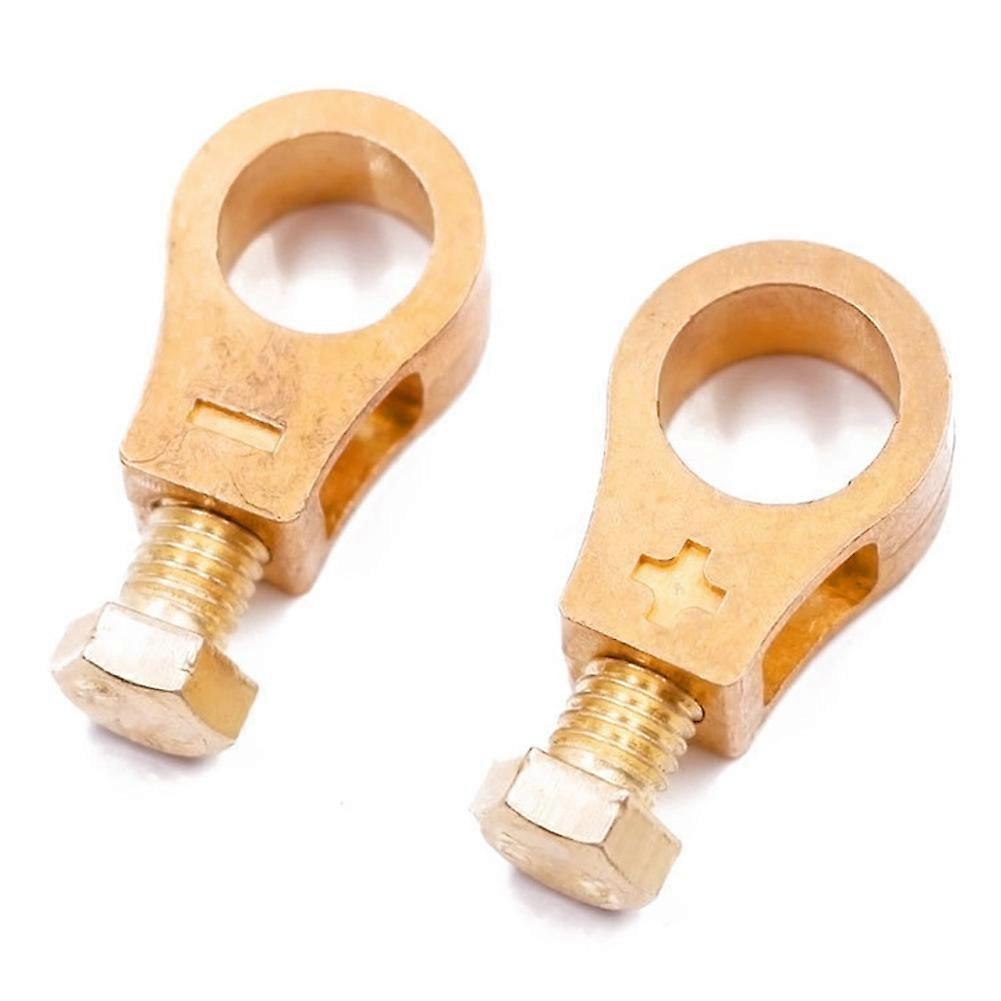 Cable Clamp Car power connector Battery Clip Battery Pure Copper Top Post Terminal With 2 Bolts Accessories Firm Installation Durable