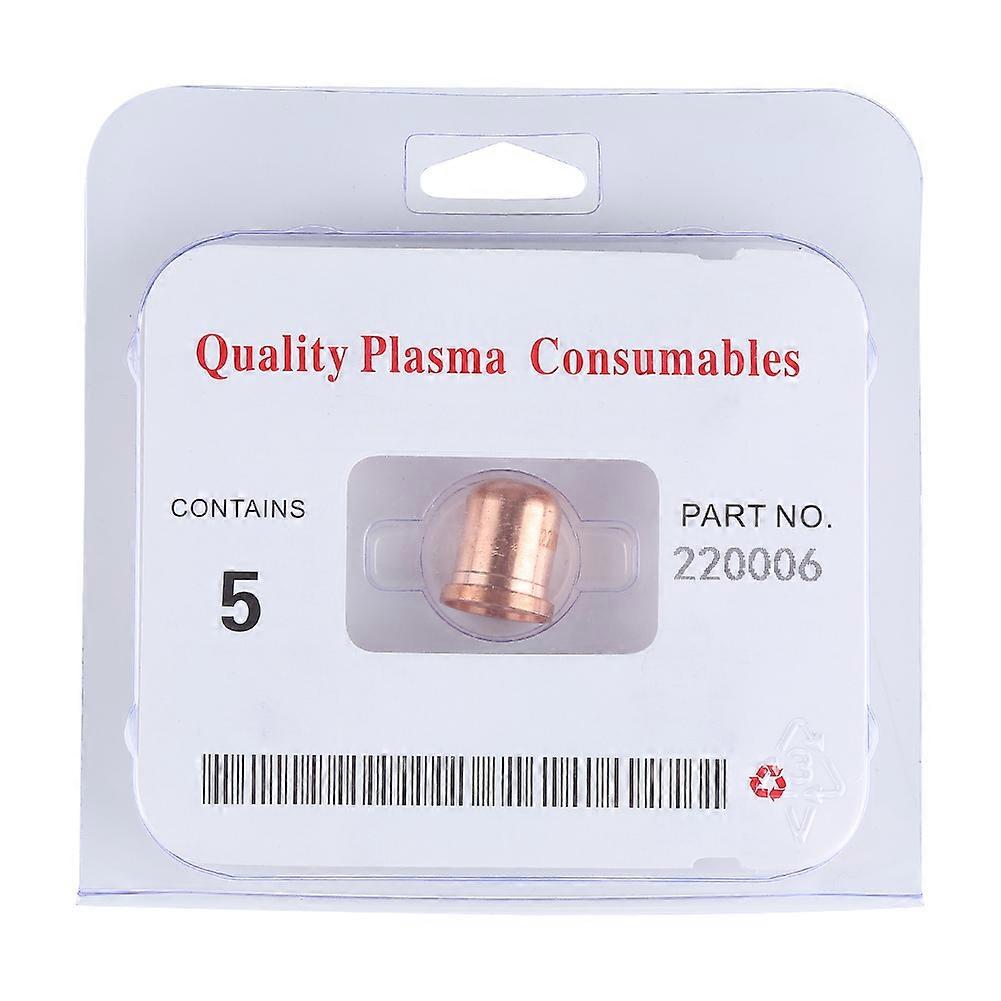 5Pcs For MAX1250 Plasma Cutting Torch Tellurium Copper Cutting Nozzle Tool Accessories 220006