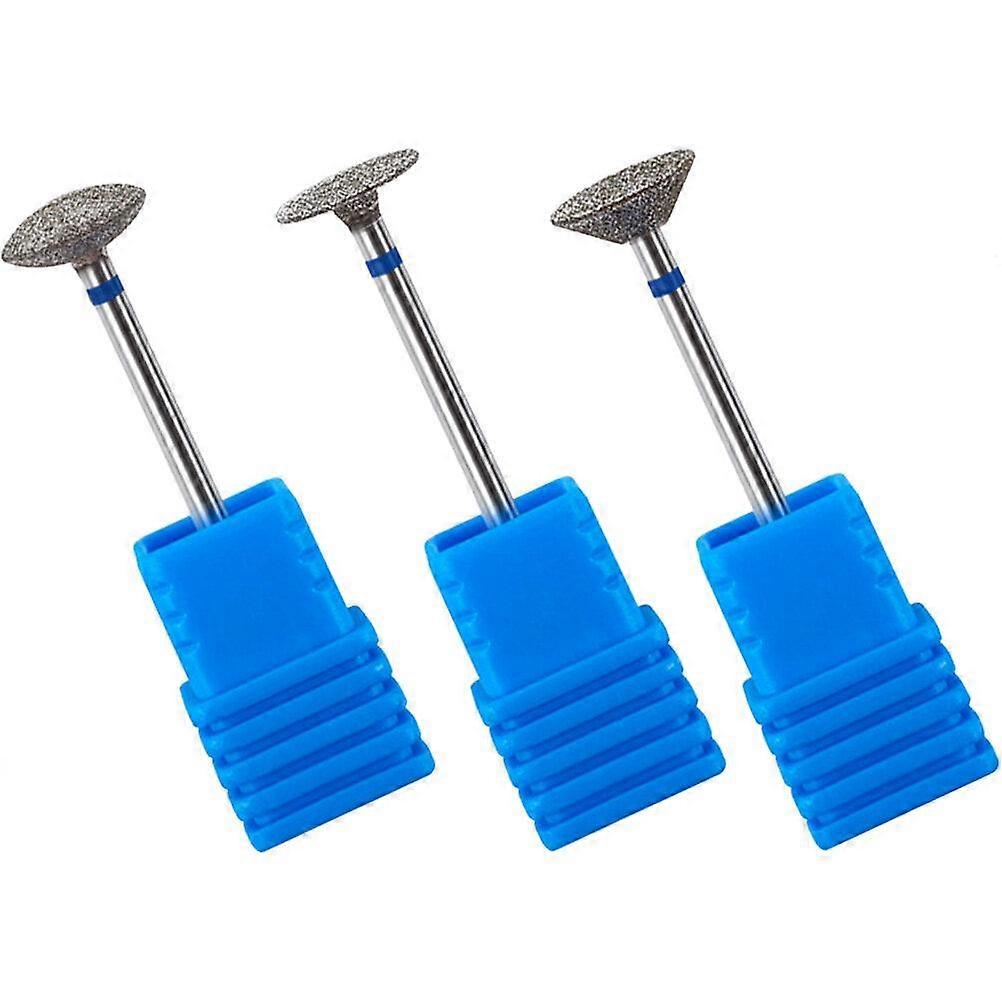 3 pcs Nail Drill Bits Nail Drill Bits Manicure Drill Bits Cuticle Nail Drill Bits