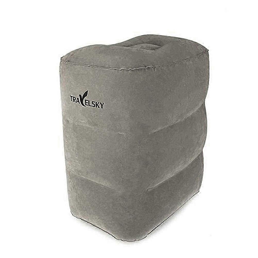 Inflatable Travel Footrest Pillow Foot Leg Rest Travel Pillow for Airplanes Buses Trains Kids