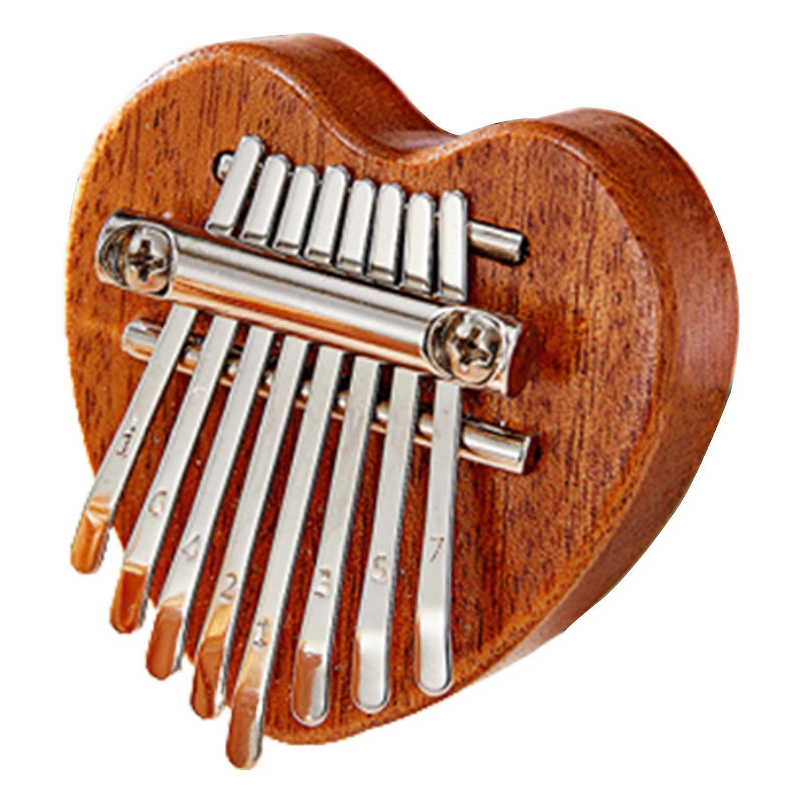 Exquisite 8-tone Marimba Thumb Piano Colorfast Light in Weight Mini Kalimba for Beginners and Children Playing