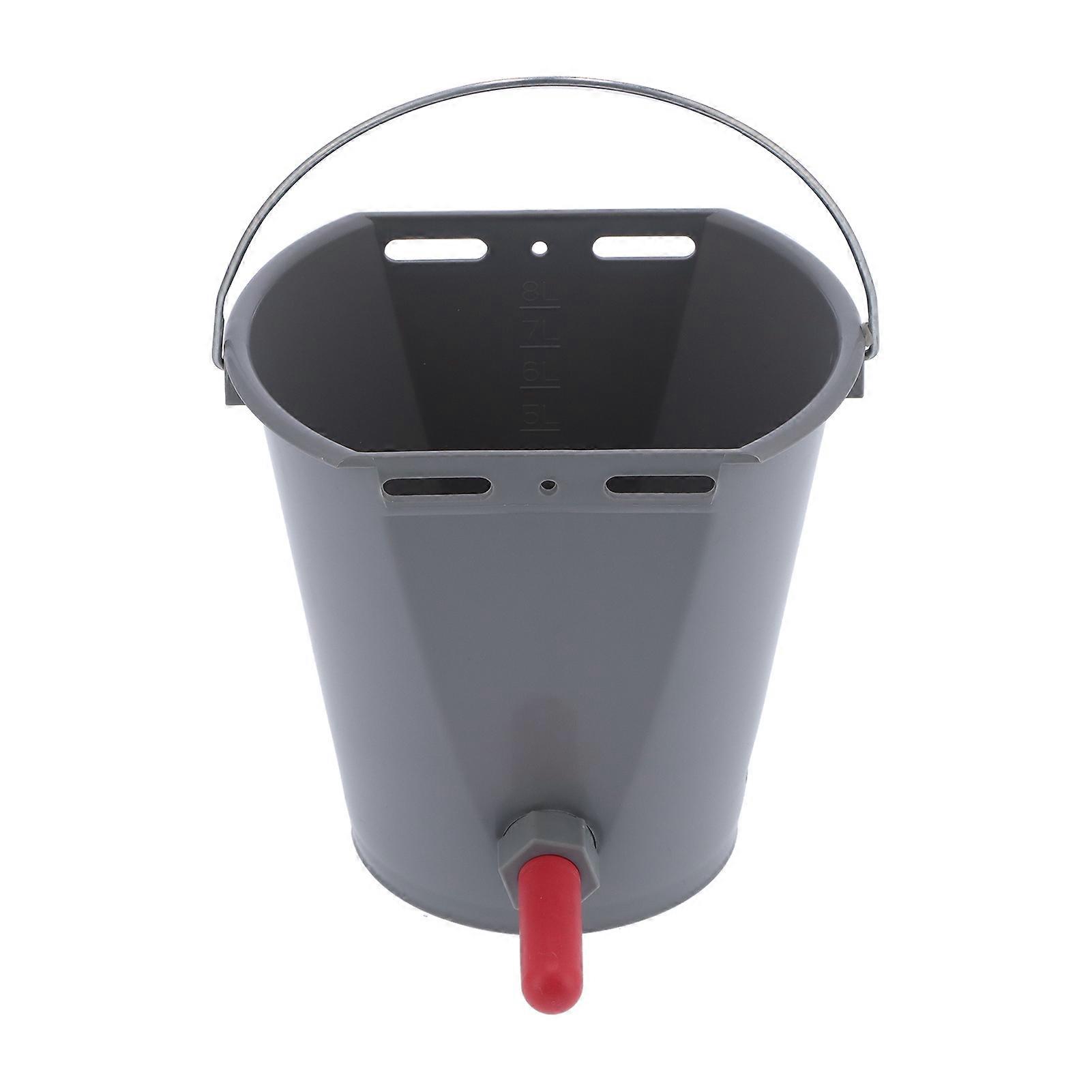 Für 8L Kunststoff-Futtereimer mit Nippeln Rückschlagventile Fütterungsausrüstung für NutztiereFür Kälber