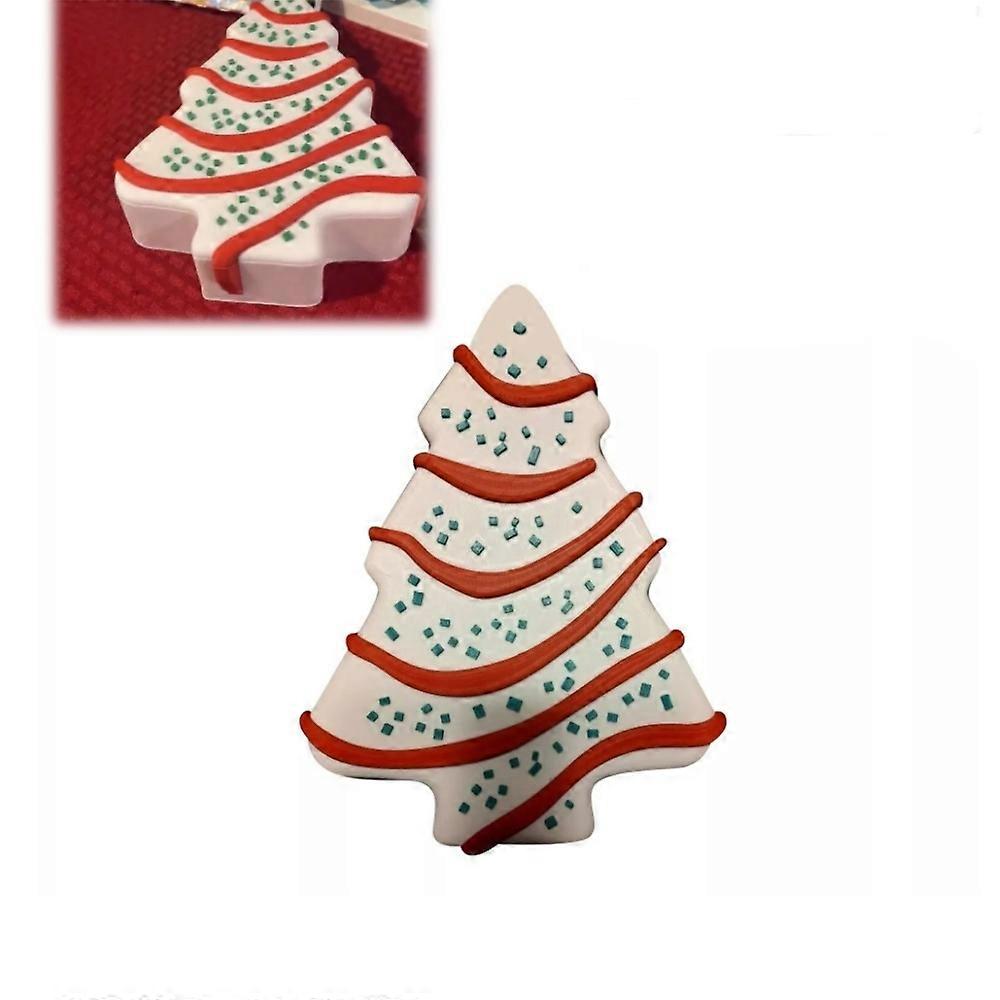 Christmas Tree Cake Storage, Christmas Candy Snack Storage Decoration