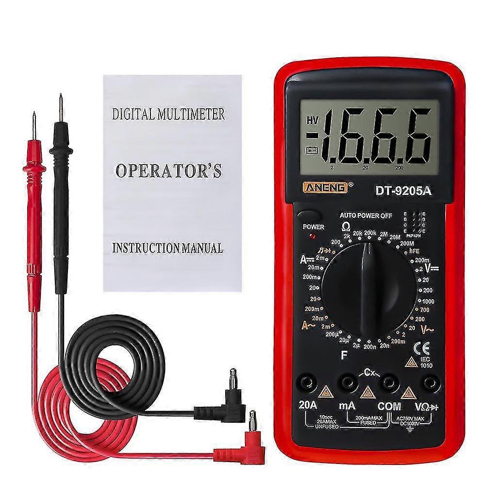 Dt9205a Professional Digital Multimeter Electrical Ncv Test Meter Reliable