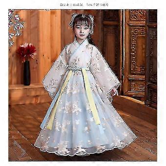 Traditionelles Hanfu-Kostüm – Top & Rock, Polyester, Größen S–XXL