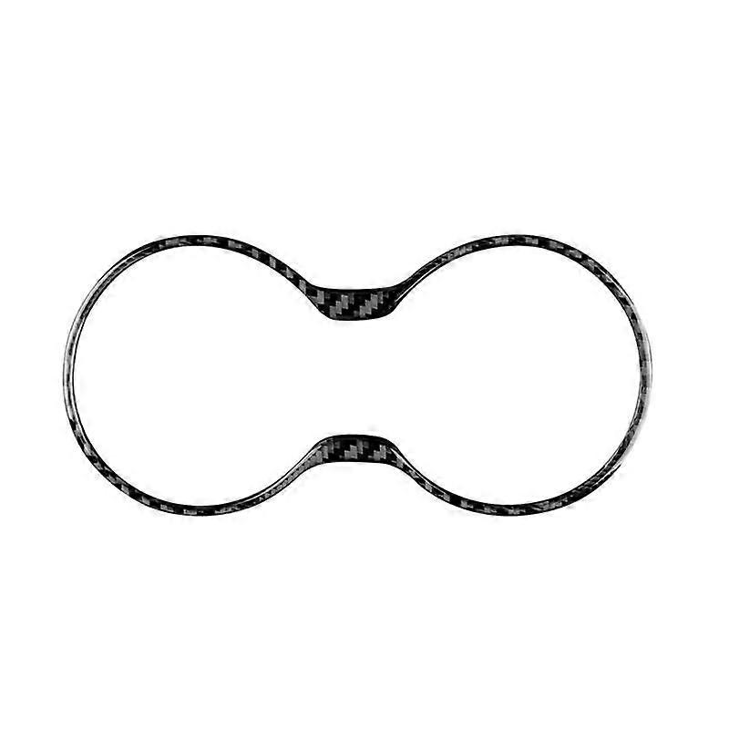 Carbon Fiber Center Console Cup Holder Frame Cover Trim Sticker for RX 2016 2017 2018 2019 Accessor