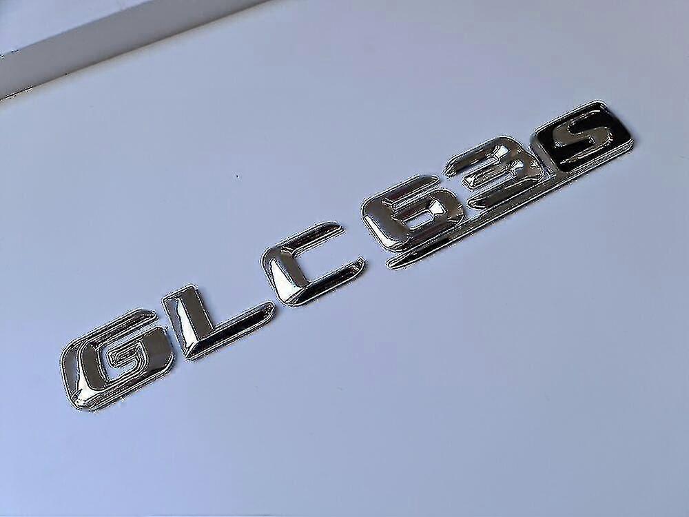 Glc63s Ασημί Χρώμιο Αριθμός Γραμμάτων Πίσω Μπότα Έμβλημα Glc Κατηγορία Mercedes