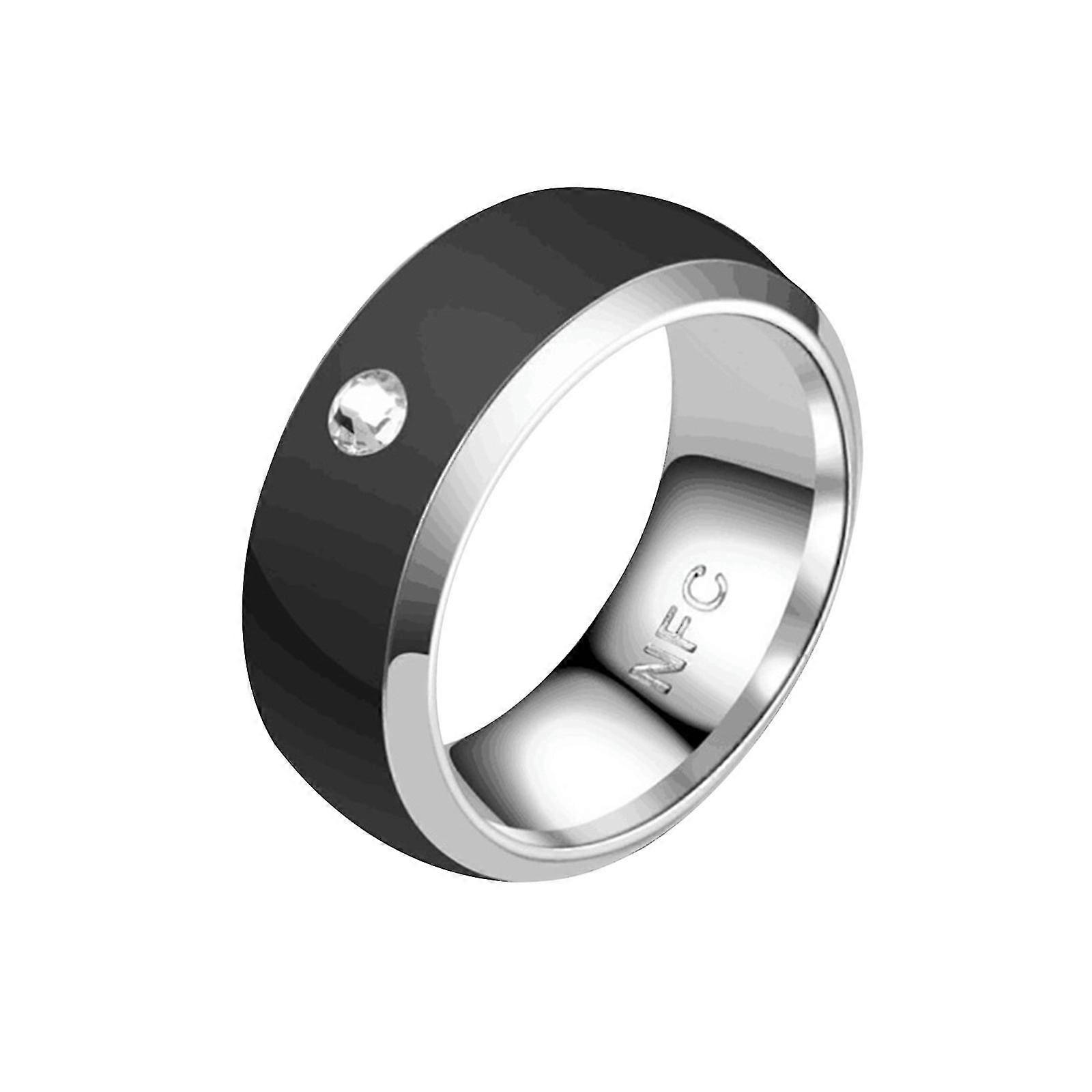 Nfc الهاتف المحمول الذكية حلقة الفولاذ المقاوم للصدأ حلقة لاسلكية تردد الراديو الاتصالات مقاومة المياه المجوهرات