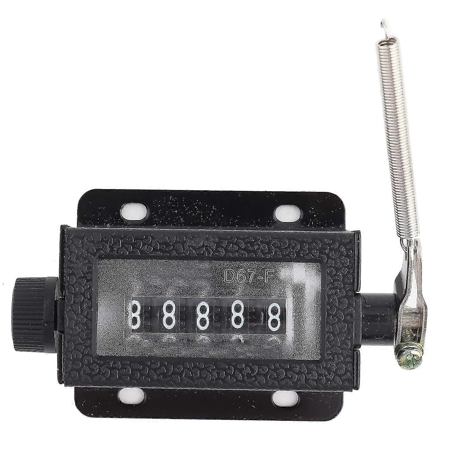 Mini Mechanical Manual Tally Counter,d67-f 5 Digits Digits Mechanical Reset Resettable Tally Manual Tally Counter