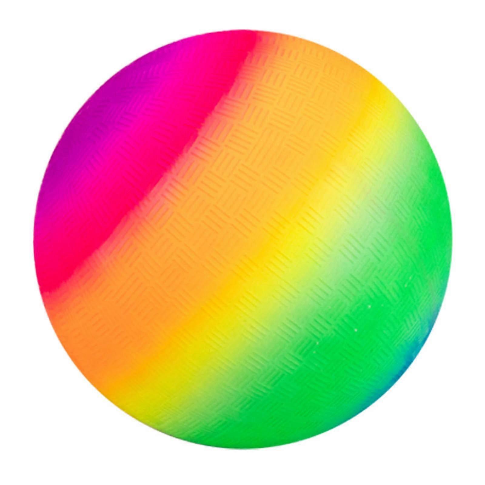Bolas infláveis de playground 8,5 polegadas bola de praia arco-íris playground bola bouncy