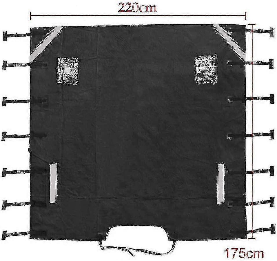 Caravan Front Towing Covers Waterproof Heavy Duty Protector Guard With Led Light