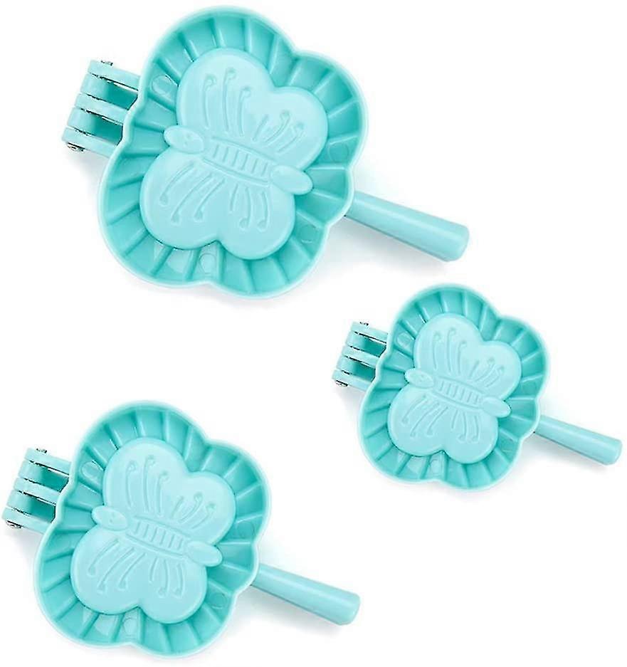 3 Pcs Ravioli Dumpling Maker Set Press Double Mould - Pie Dough Pastry Press Wrapper Cutter Mold Tool Accessories For Home Kitchen Cooking