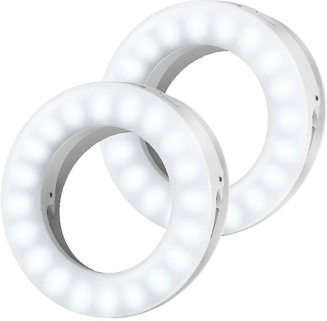 LED live-uitzending invullicht selfie lichtartefact, 2 stuks