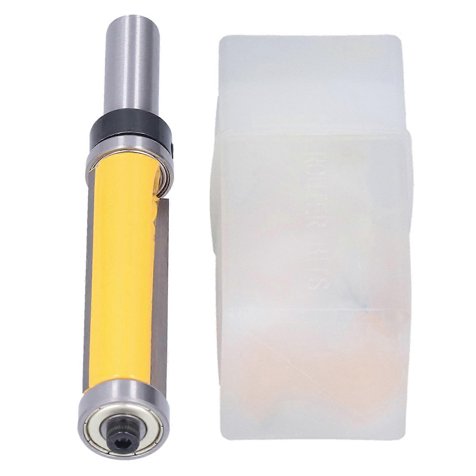 Flush Trim Router Bit superior e inferior ferramenta de corte de rolamento duplo para corte de corte1/2in Shank