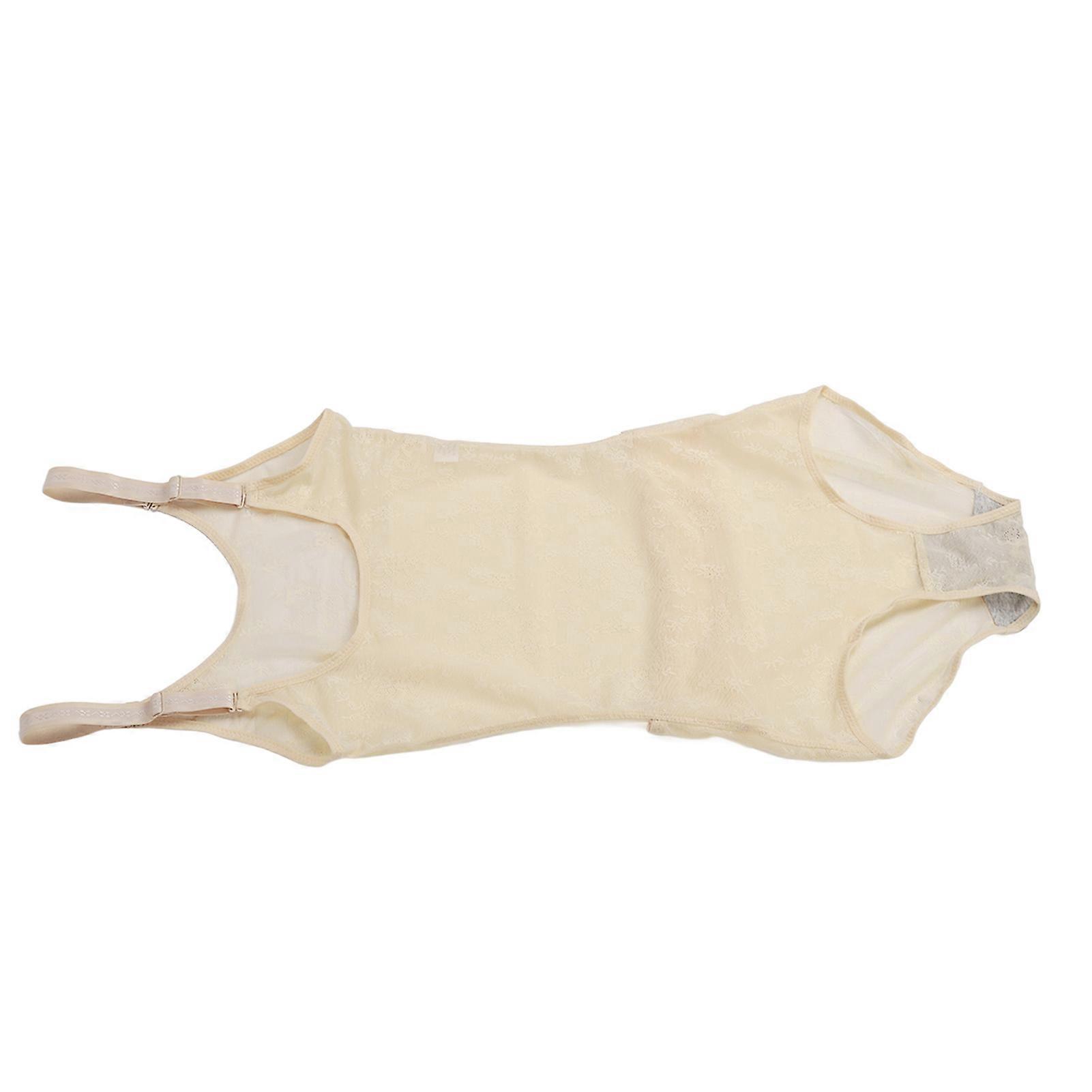 Shapewear Bodysuit Lingerie Jacquard Ice Silk Thin Waist Shaper Corset Bodysuit for Women Skin Color M Suitable for 115.7132.3lb