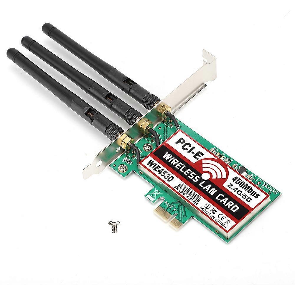 450Mbps Desktop Built in Wireless Network Card 2.4G/5G PCI-E Network Adapter LAN Card