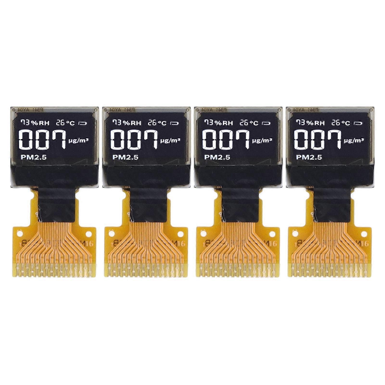 4PCS 0.42in Organic Light Emitting Diode Display Module 70 X 40 SSD1315 SPI IIC Interface 16Pin White Display Module