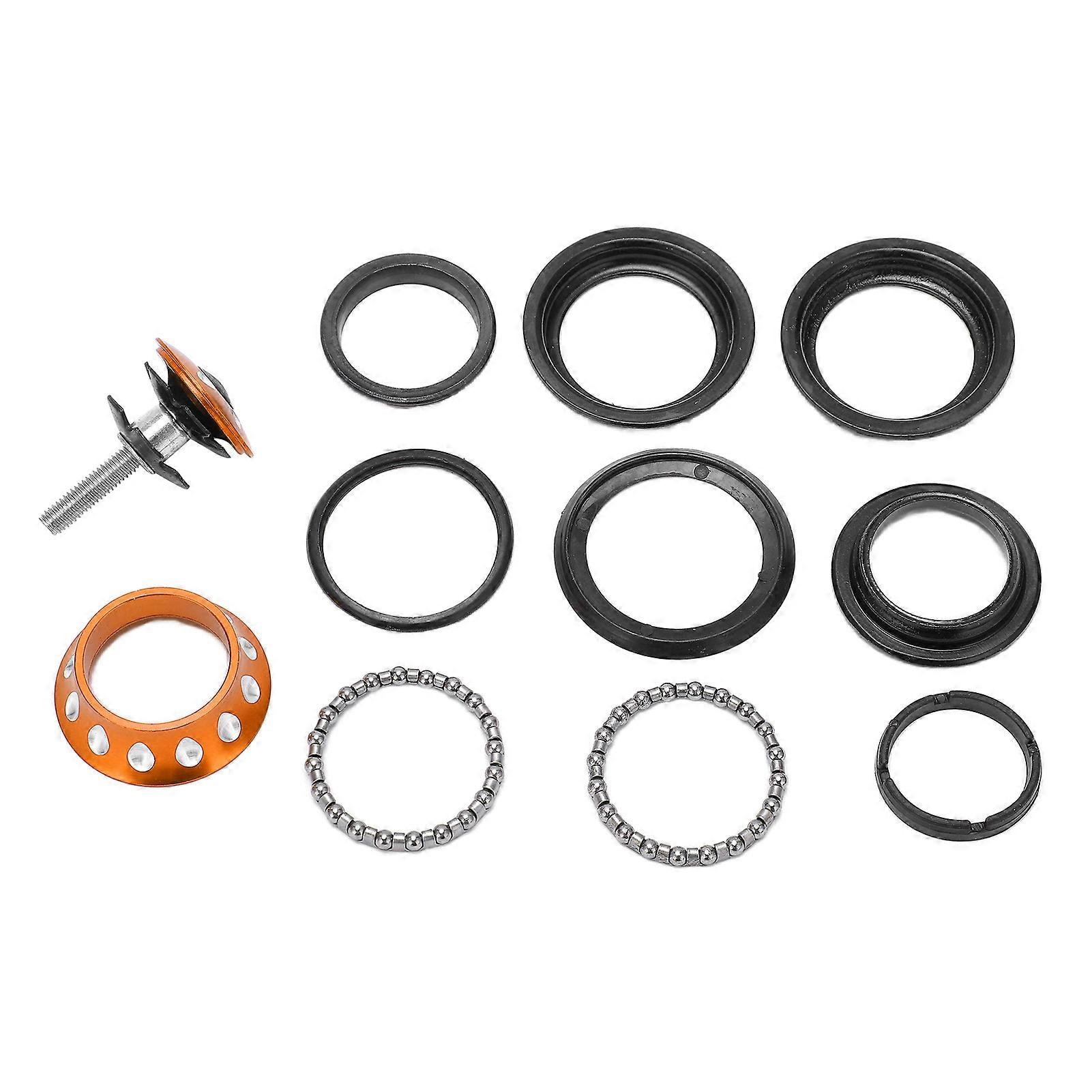 Bearing Headset Metall Fargerik Dråpeform Avsmalnende Head Tube Skål Sett For Terrengsykler Dead Fly Sykler