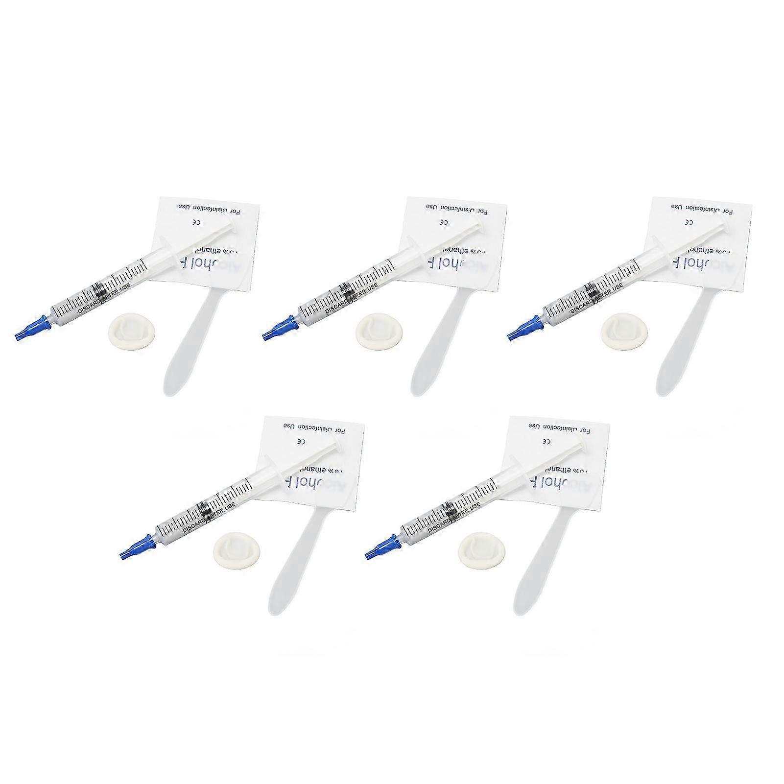 5Pcs Thermal Paste 3.2W/m.k Metal Free Safe Strong Adhesion Thermal Conductive Grease for Chipset GPU CPU Printer 2.5ml, 0.11oz