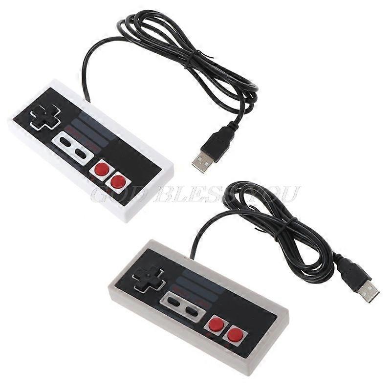 NES Retro PC USB-kontroller Klassisk Plug-n-Play For MAC / Window Drop Shipping