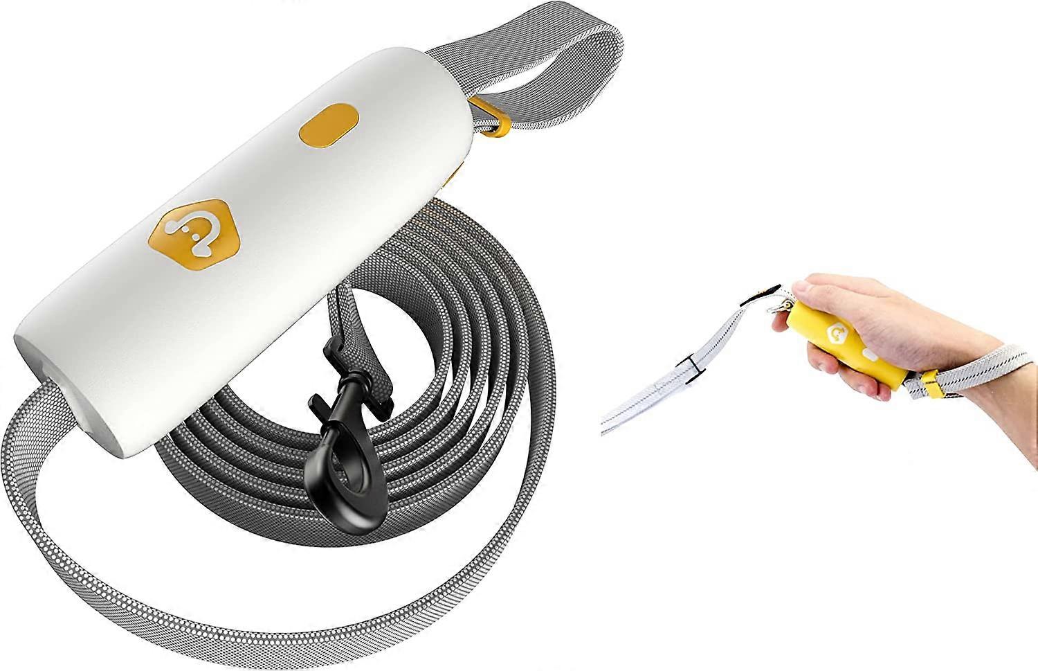 Hands Free Length Adjustable Dog Leash, with Rope Clip, 3-5.2FT, Strong Shock Absorbing Elasticity to Keep Safe, Multifunctional, Reflective Leashes f