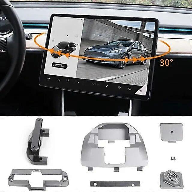 For Tesla Model 3 Y 2023 Accessories New Central Control Screen Display Rotation Bracket Car GPS Navigation Holder Swivel Mount