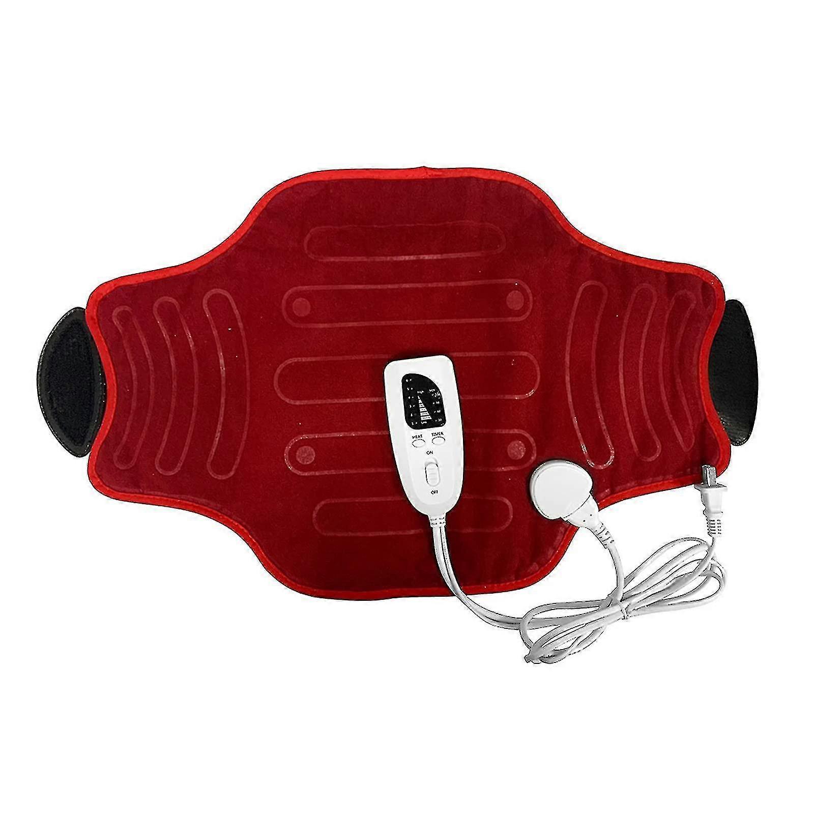 وسادة تسخين حزام كهربائي قطني للتدفئة الخلفية مع 6 إعدادات للحرارة لتخفيف الألم