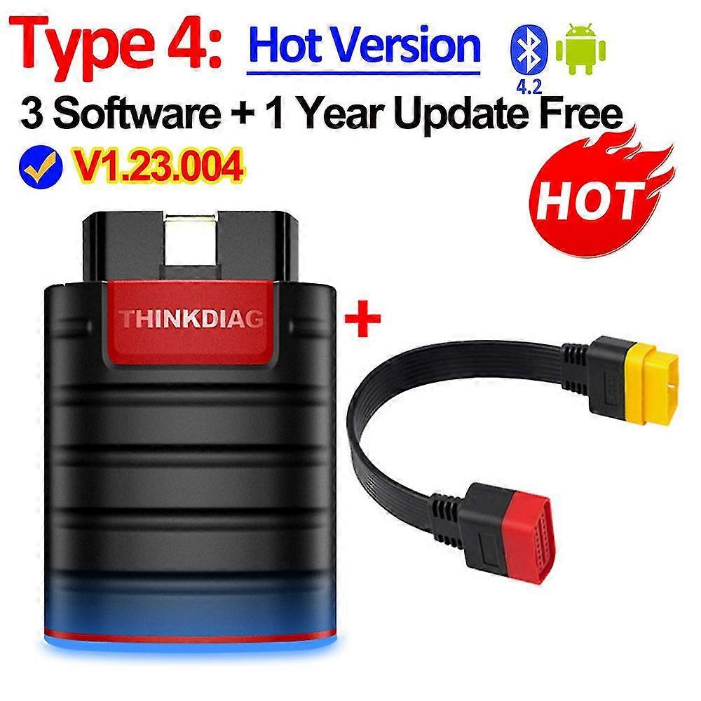 Thinkdiag Hot Version 2023 Full System Diagnostic Tool - 16 Reset Services, Active Test, ECU Coding - 1 Year Free OBD2