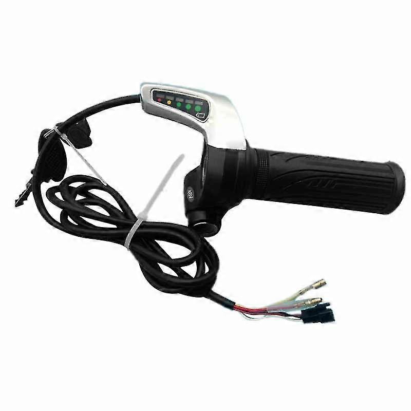 Ebike Throttle 48v Electric Bicycle Throttle Handle Accelerator, Throttle Grip Electric With Lock