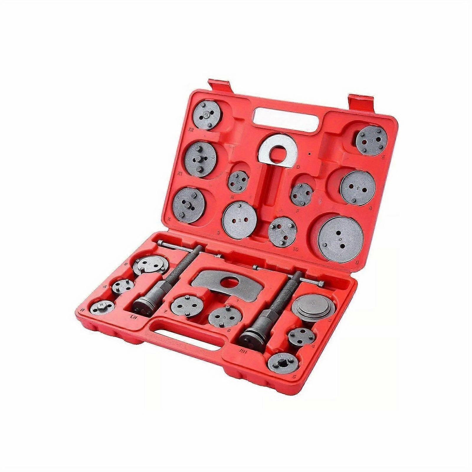 22pcs Set Brake Part Pump Replacement Disassembly, Brake Part Pump Adjustment Set, 22pcs Set Car Brake Pad Tool