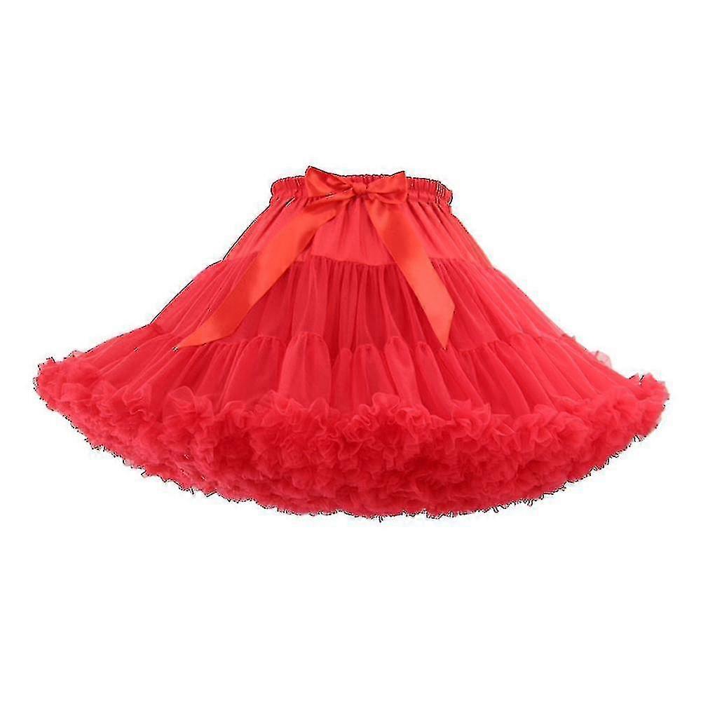 Abito corto in sottoveste in tulle, gonna-3