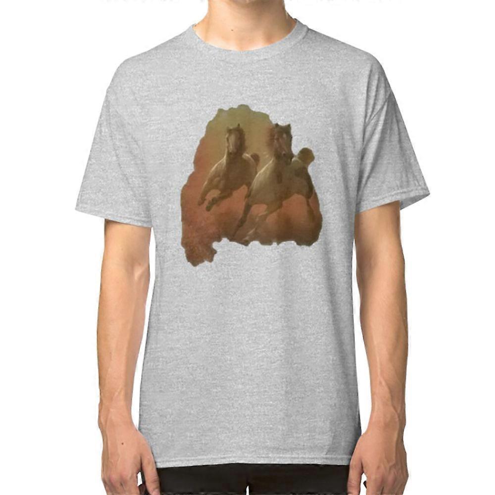 Dörtnala Koşan Atlar Gömleği Tişört