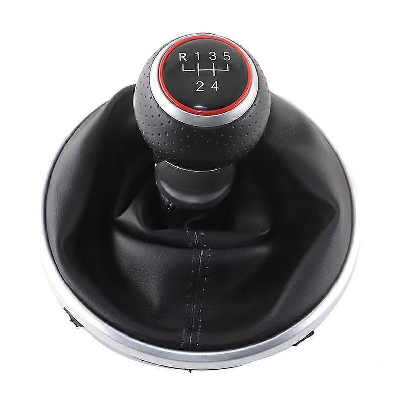 Car Manual Gear stick shift knob gearbox shift knob boot For Skoda Fabia 2 II Roomster 2006-2010 Gearbox handle-5 speed