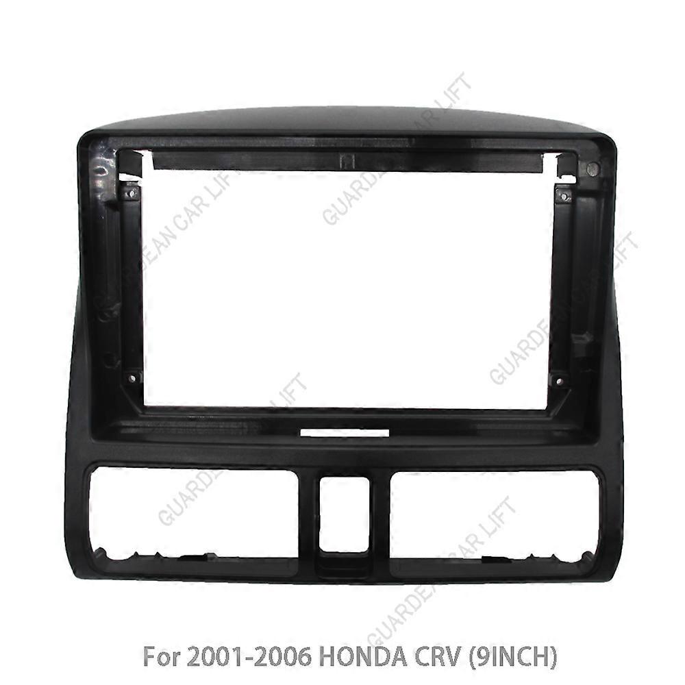 For HONDA CRV CR-V 2001-06  9"Car Radio Android MP5 Player Stereo Casing Frame 2 Din Head Unit Fascia Dash Board Cover Trim Kit
