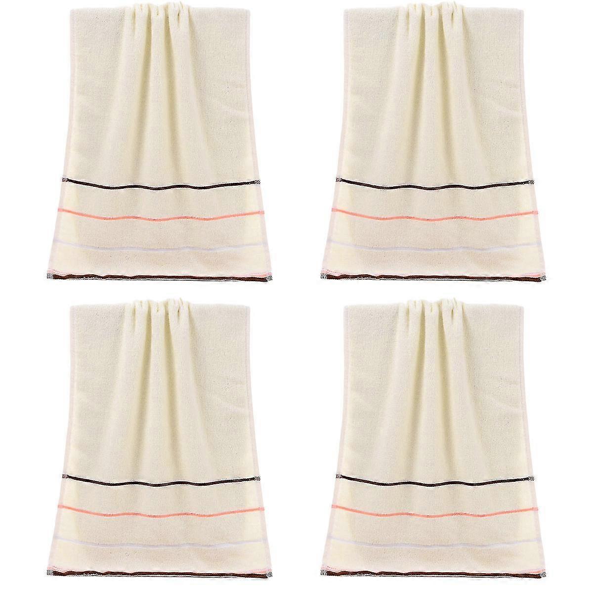 Absorbent Soft cotton Hand Towel (4 packs) for bath, hand, face, gym and spa