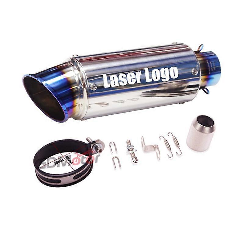 51 MM Motosiklet Egzoz Susturucu Boru Paslanmaz Çelik GP YAMAHA Cbr650r R1 R3 Mt03 R6 CBR600 Zx6r MT07 XSR900 mt10 ZXR
