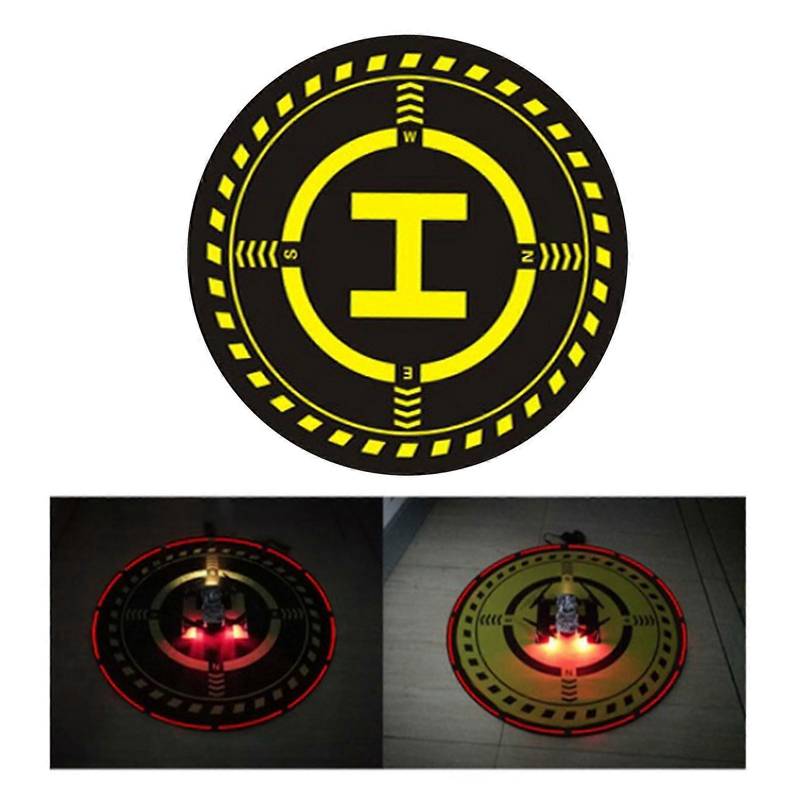 28" Drones Landing Pad Double Side W/ Led Light For Dji Air 2s Accessory