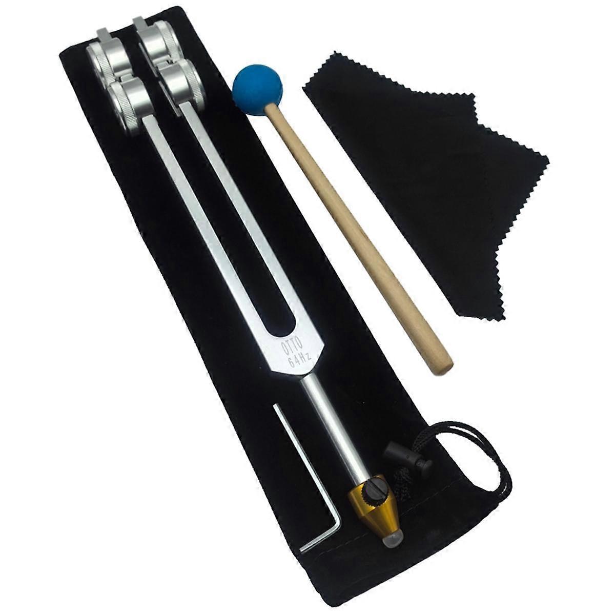 Tuning Fork Set,OTTO64HZ with Base Screws for Healing Chakra,Sound Therapy, Keep Body, Mind, Spirit in Perfect Harmony