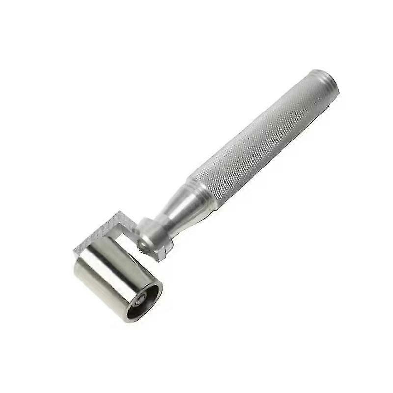 Stainless Steel Wallpaper Edge Seam Roller Flat Pressure Roller(1pc, Silver)